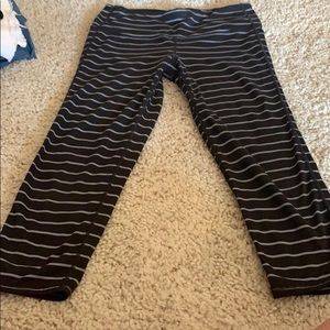 Athleta striped leggings